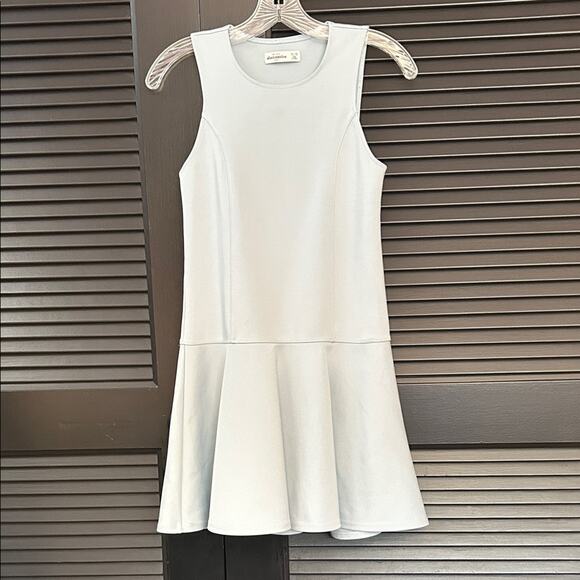 Abercrombie & Fitch Kid’s Blue Sleeveless Ponty Dress, Cutout Back, Size XL/16 - Picture 6 of 10